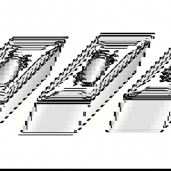 Turning Insert: DNMG432MP KCM25B, Solid Carbide