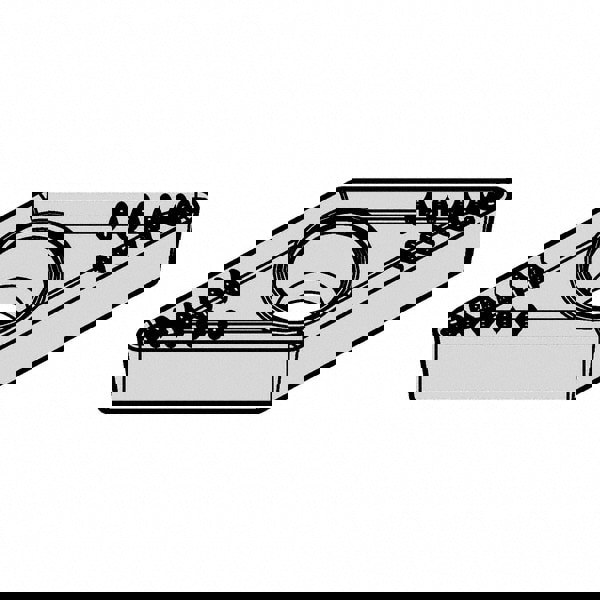 Turning Insert: VBMT331MP KCM25B, Solid Carbide