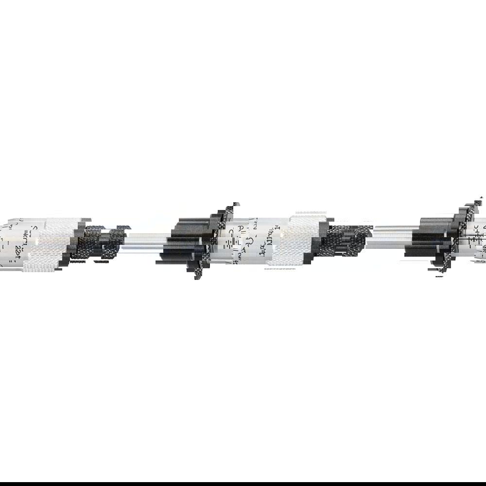 1 Inch, 5/8 Inch Ratchet Stop Thimble, 0.235 Inch Diameter x 1-1/4 Inch Long Spindle, Mechanical Micrometer Head