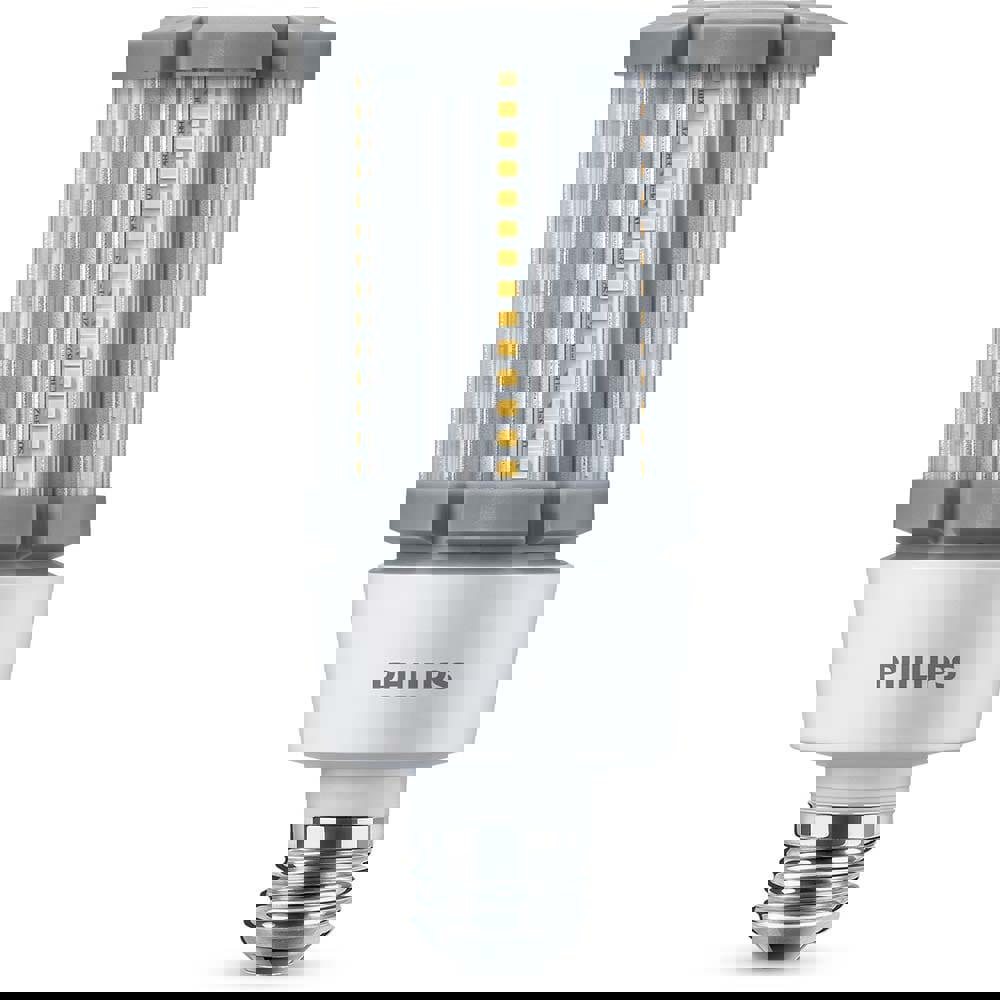 LED Lamp: Commercial & Industrial Style, 18 Watts, BD17, Medium Screw Base