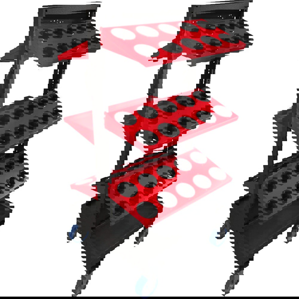 50 Tool Capacity, HSK HSK 100A Taper ToolScoot Tree CNC Tool Cart