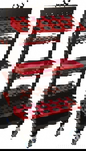 90 Tool Capacity, CAPTO C5 Taper ToolScoot Tree CNC Tool Cart