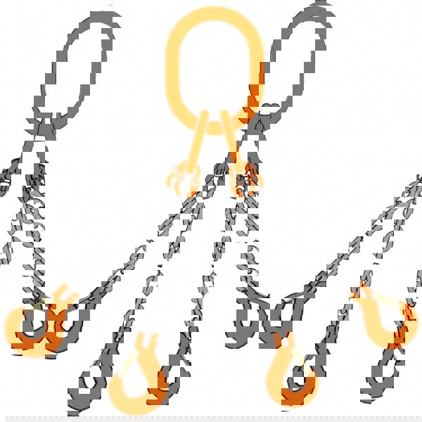 Chain Sling: 10' Long, Steel