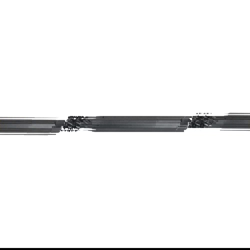 Spiral Flute Tap: 3/8-16 UNC, 3 Flutes, Bottoming, 3B Class of Fit, High Speed Steel, Oxide Coated