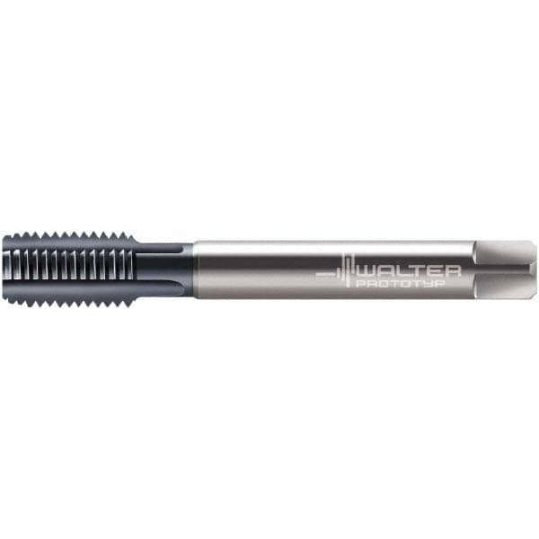 M12x1.75 Modified Bottoming RH 6HX TiCN Powdered Metal 4-Flute Straight Flute Machine Tap