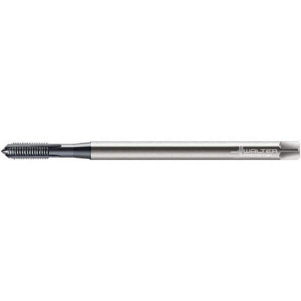Extension Tap: M4 x 0.7, 3 Flutes, TICN Finish, Powdered Metal, Standard Hand