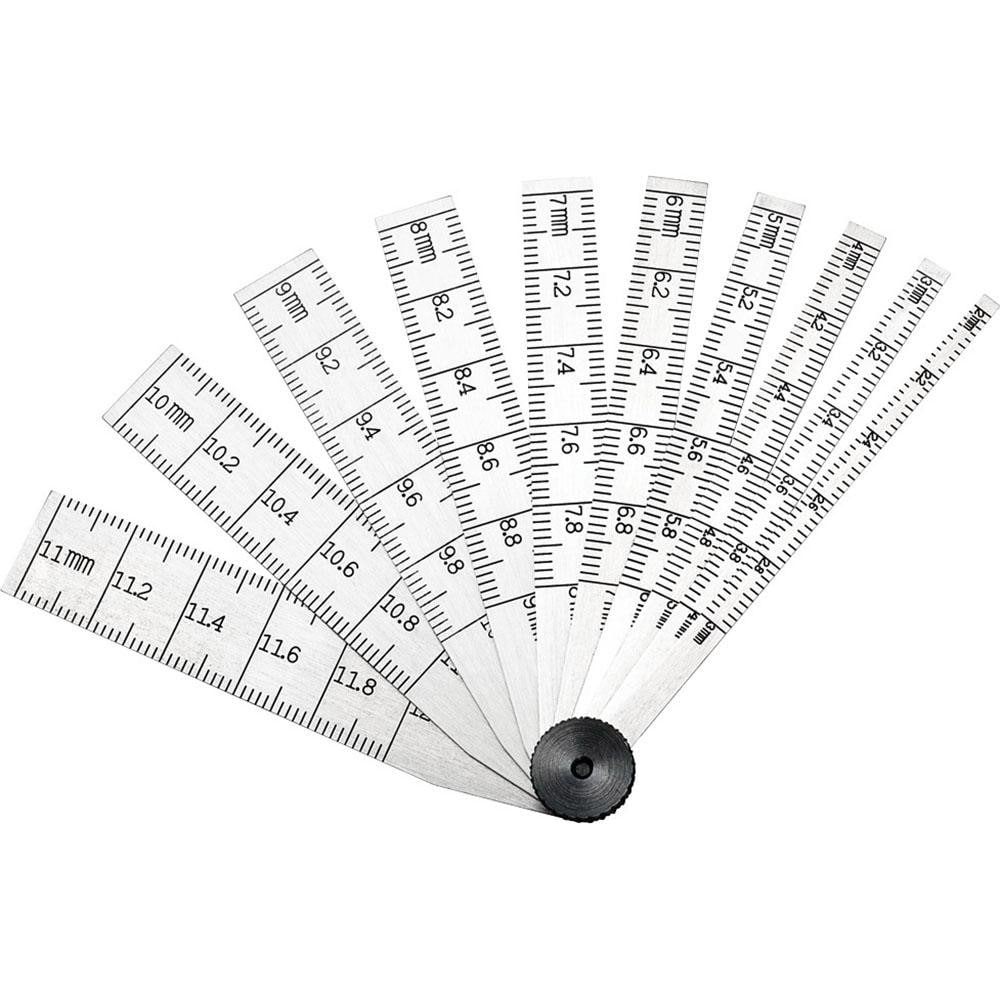 2 to 12mm Measurement, 10 Leaf Taper Gage