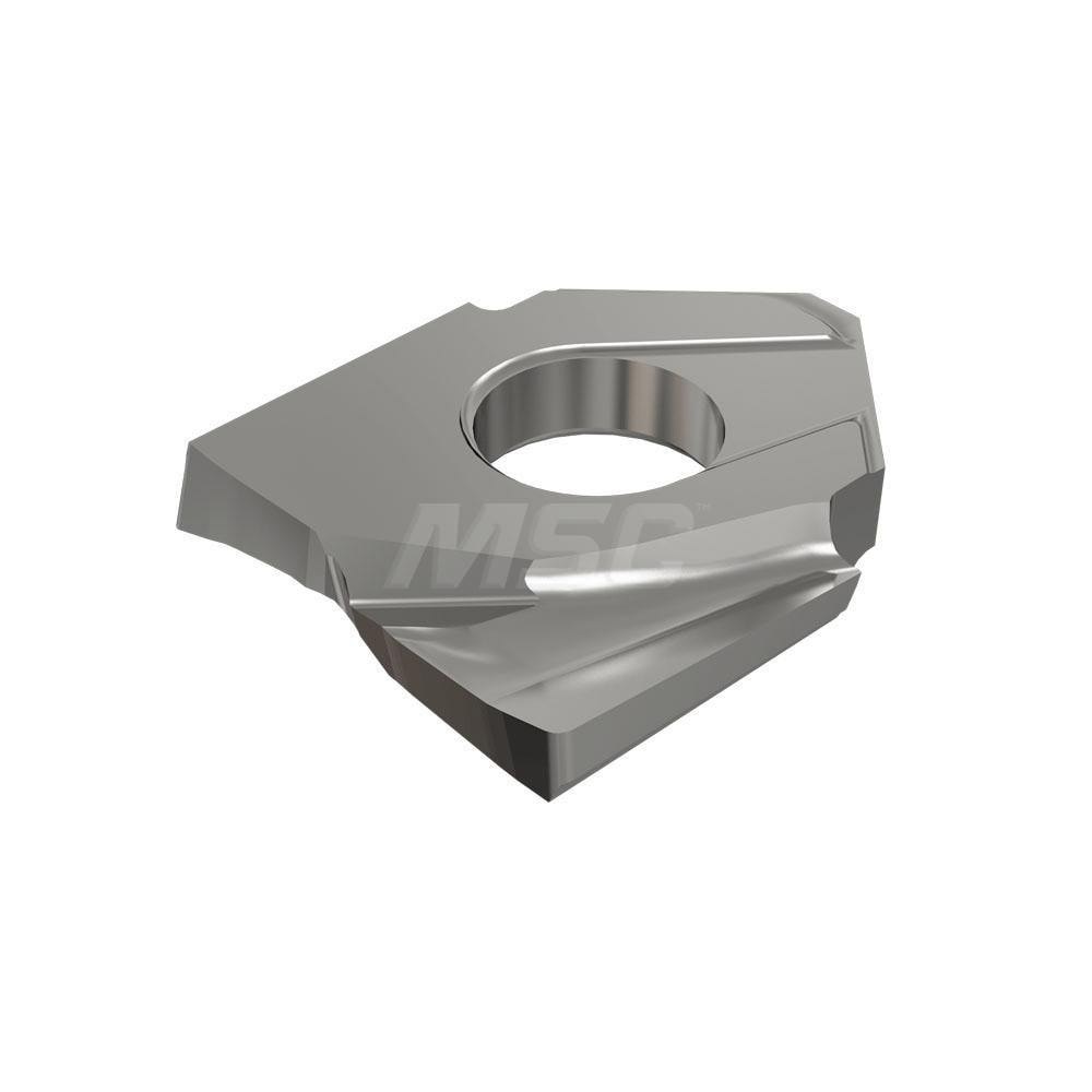 Milling Insert: HCC D.75-R.063-QF, IC908, Solid Carbide
