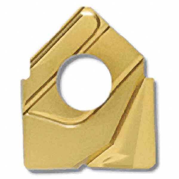 Milling Insert: HCC D.75-R.125-QF, IC908, Solid Carbide