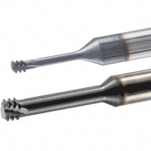 Helical Flute Thread Mill: 5/16-24, Internal, 3 Flute, 0.312