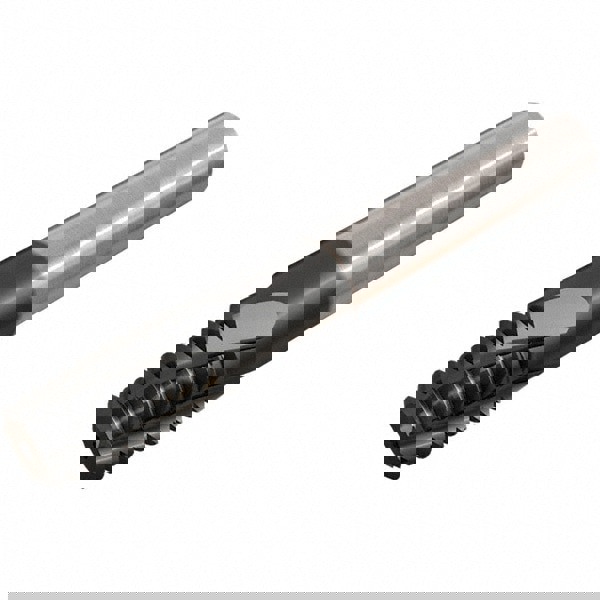 Helical Flute Thread Mill: 1/4-18, Internal/External, 4 Flute, 10.00 mm Shank Dia, Solid Carbide