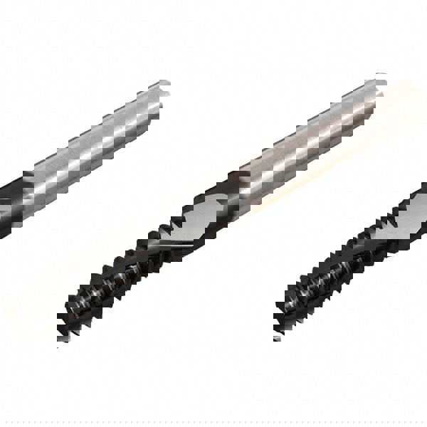 Helical Flute Thread Mill: 1/2-20, Internal, 4 Flute, 3/8