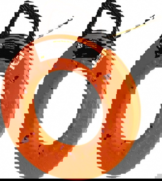 Fish Tape; Tape Type: Fish Tape ; Material: Fiberglass ; Includes: Winder Case ; PSC Code: 5120