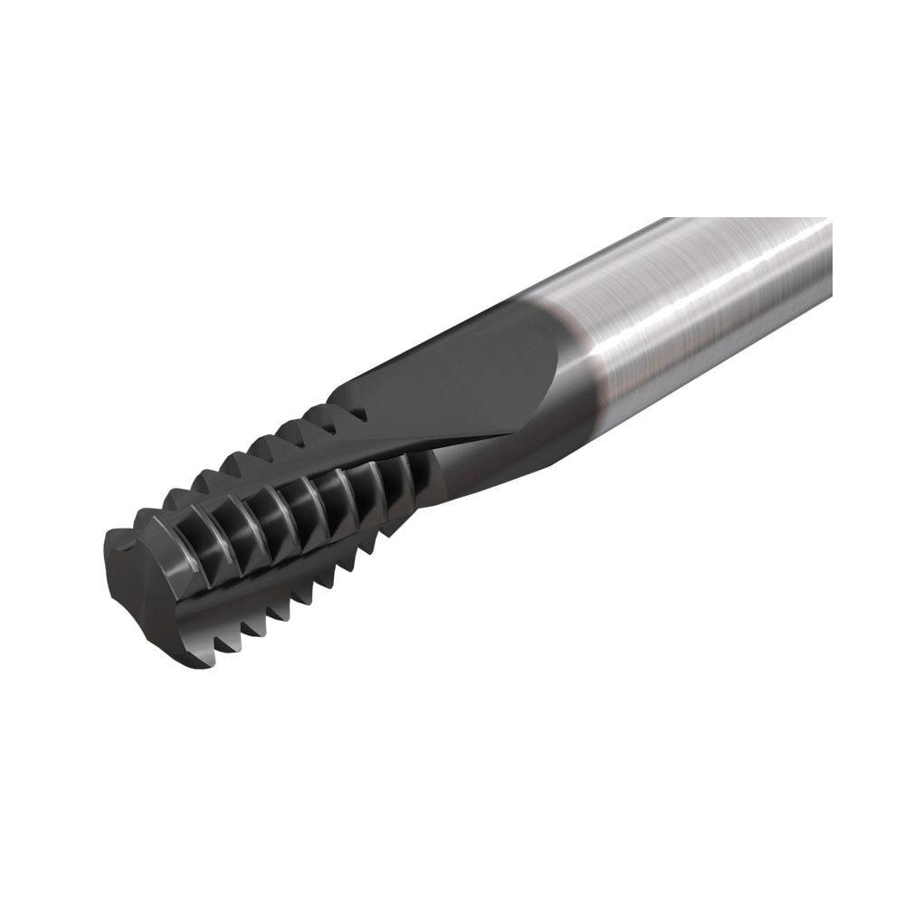 Helical Flute Thread Mill: External, 4 Flute, Solid Carbide