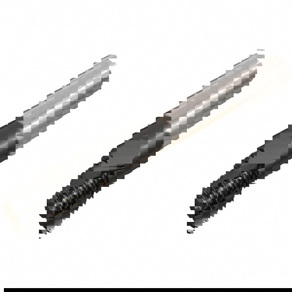 Helical Flute Thread Mill: G1/4-19, Internal & External, 4 Flute, Solid Carbide