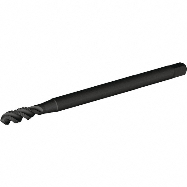 Spiral Flute Tap: 5/16-18 UNC, 3 Flutes, Bottoming, High Speed Steel, Oxide Coated