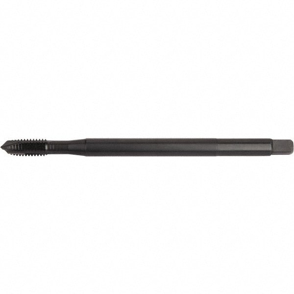 Extension Tap: 4-40, 2 Flutes, H3, Oxide Finish, High Speed Steel, Spiral Point