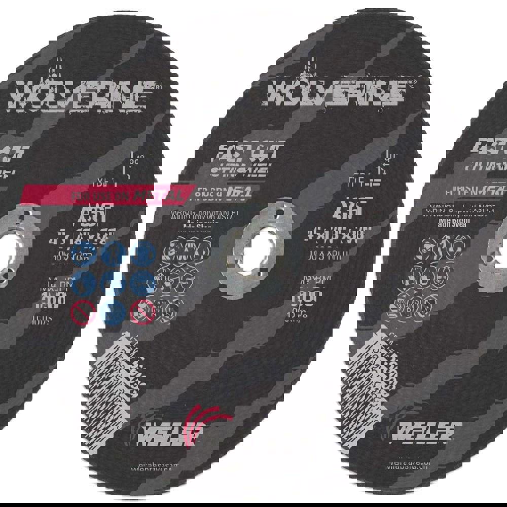 Cut-Off Wheel: Type 1, 4