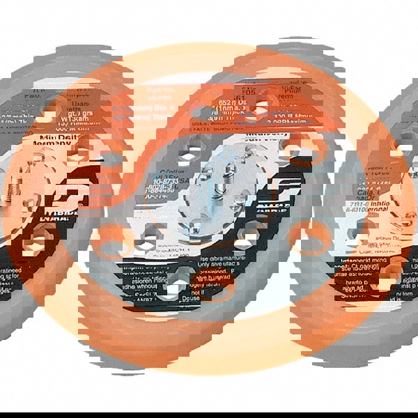 Disc Backing Pad: Adhesive & PSA