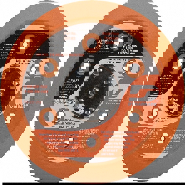 Disc Backing Pad: Vacuum Replacement Pad