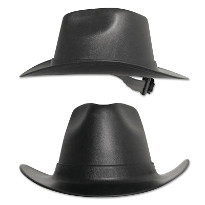 COWBOY HARD HAT W/RATCHET BLK
