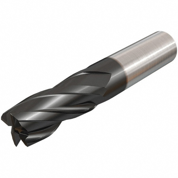 Corner Chamfer End Mill: 8 mm Dia, 20 mm LOC, 4 Flutes, 0.15 mm Chamfer Width, Solid Carbide