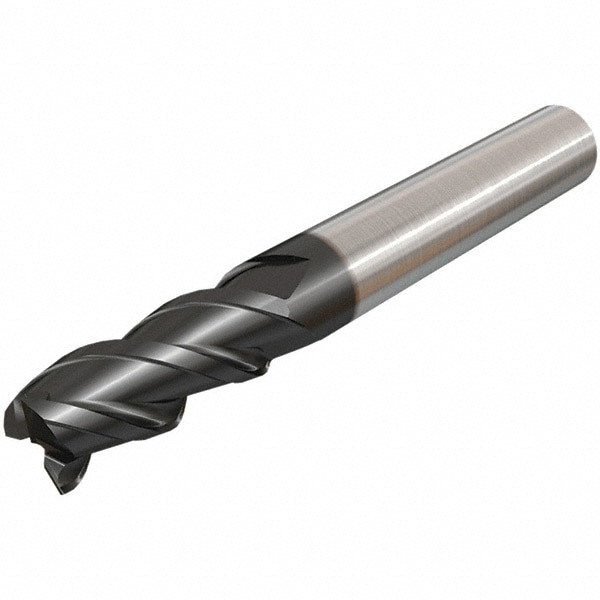 Square End Mill: 0.1575'' Dia, 0.4724'' LOC, 3 Flutes, Solid Carbide