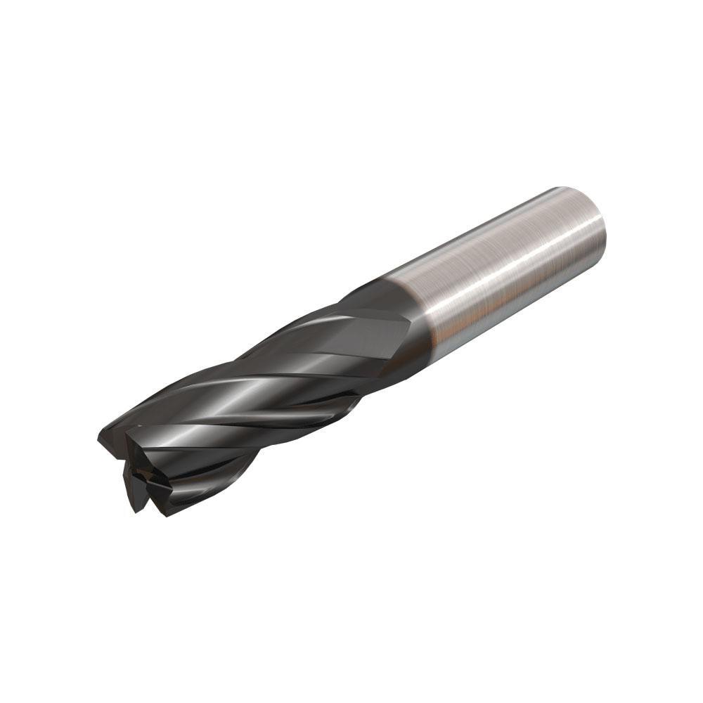 Square End Mill: 0.1181'' Dia, 0.3937'' LOC, 4 Flutes, Solid Carbide