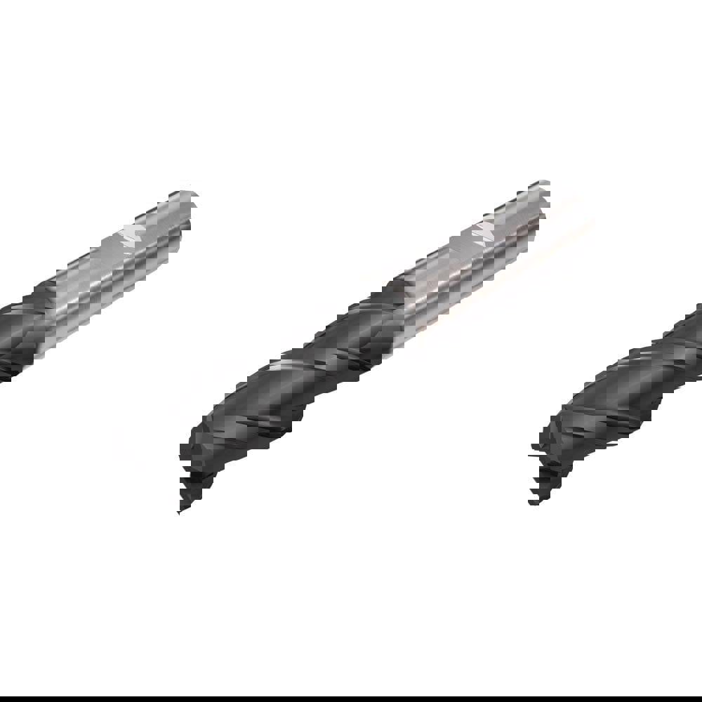 Square End Mill: 1/4'' Dia, 1/2'' LOC, 1/4'' Shank Dia, 2-1/2'' OAL, 3 Flutes, Solid Carbide