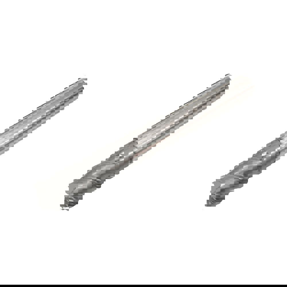Square End Mill: 1/4'' Dia, 1/2'' LOC, 1/4'' Shank Dia, 2-1/2'' OAL, 3 Flutes, Solid Carbide