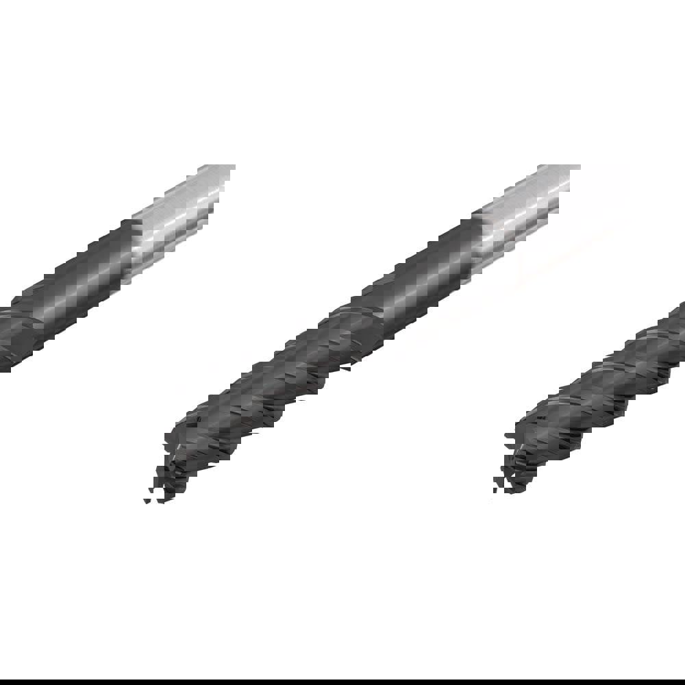 Square End Mill: 1/2'' Dia, 1'' LOC, 1/2'' Shank Dia, 3'' OAL, 4 Flutes, Solid Carbide