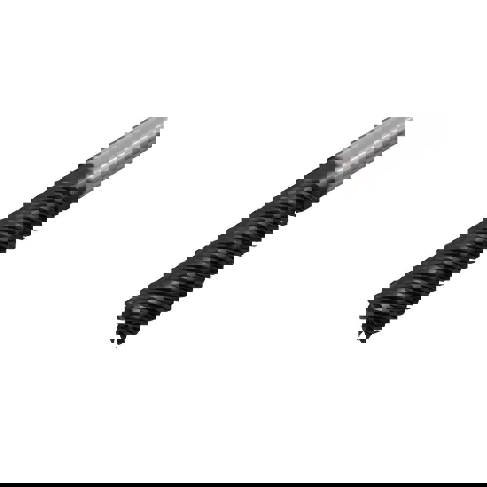 Square End Mill: 5/16'' Dia, 1-7/8'' LOC, 5/16'' Shank Dia, 4'' OAL, 6 Flutes, Solid Carbide