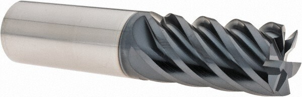 Square End Mill: 1'' Dia, 1-3/4'' LOC, 1'' Shank Dia, 4-1/2'' OAL, 6 Flutes, Solid Carbide