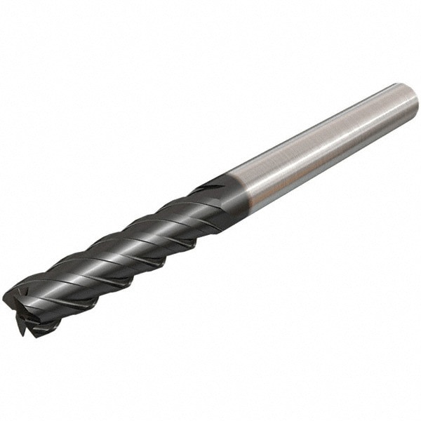 Square End Mill: 0.2362'' Dia, 0.9449'' LOC, 4 Flutes, Solid Carbide