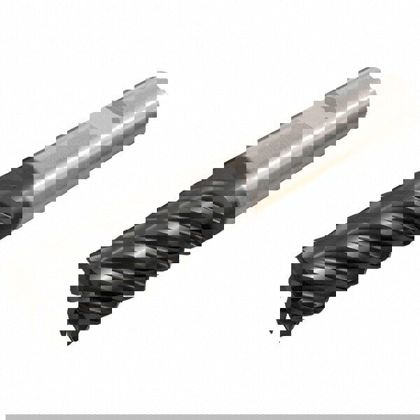 Square End Mill: 0.2362'' Dia, 0.6299'' LOC, 6 Flutes, Solid Carbide