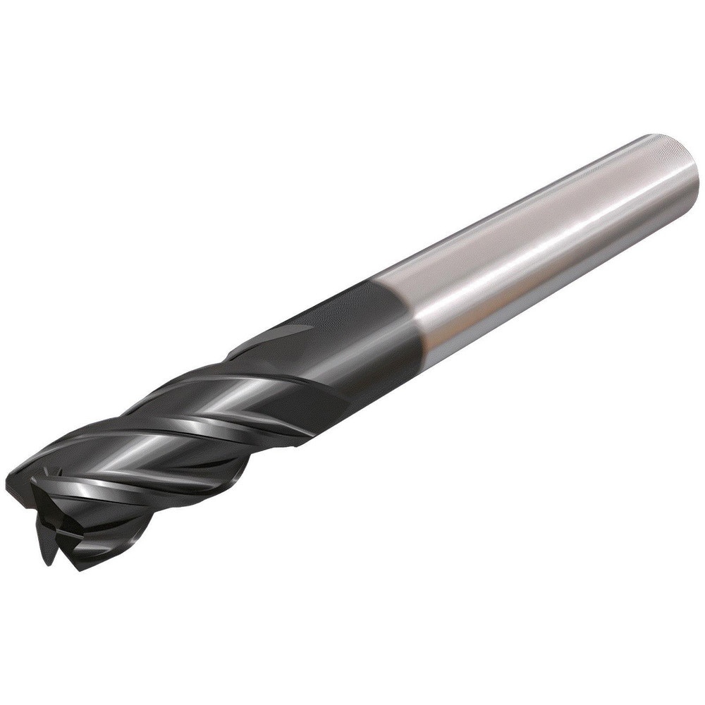 Corner Radius End Mill: 1/4