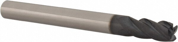 Corner Radius End Mill: 1/4