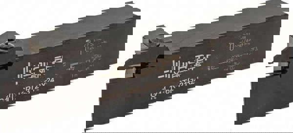 Indexable Grooving-Cutoff Toolholder: G1011.16R-3T2, 3 to 3.18 mm Groove Width, 21.01 mm Max Depth of Cut, Right Hand