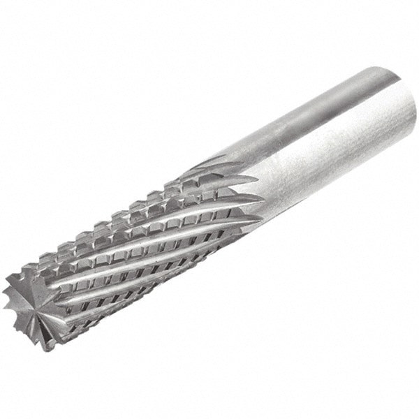 Diamond Pattern Router Bit: 4 mm Dia, 4 mm Shank Dia, End Mill