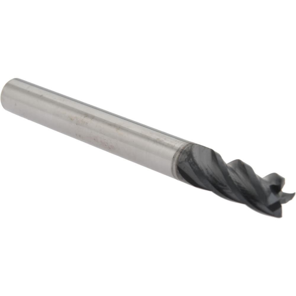Corner Radius End Mill: 1/4
