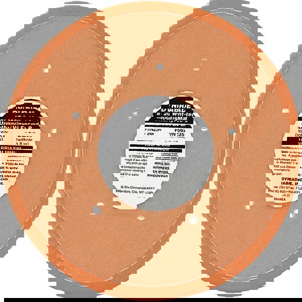 Disc Backing Pad: Adhesive & PSA