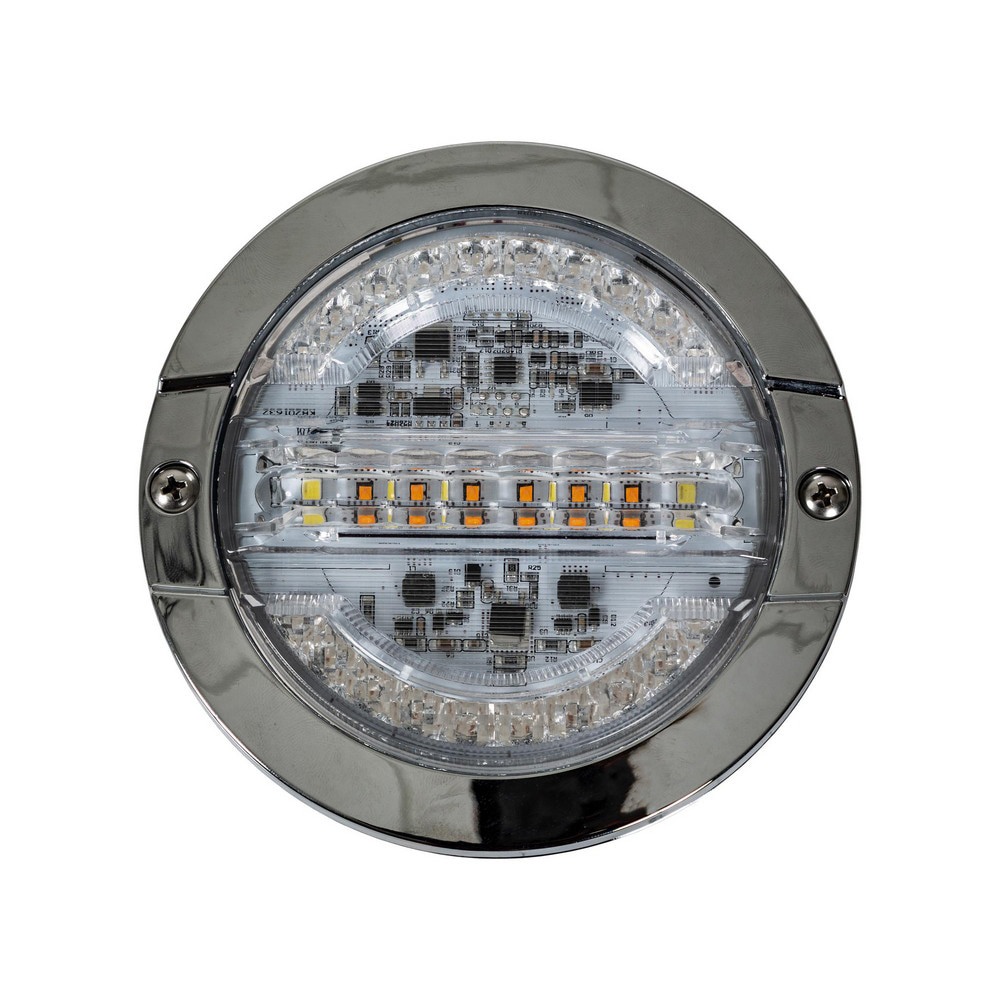Towing Lights; Type: LED ; Color: Red; Amber ; Length (Inch): 4 ; Width (Inch): 0.55 ; Voltage: 10V ; Material: Polycarbonate; Aluminum