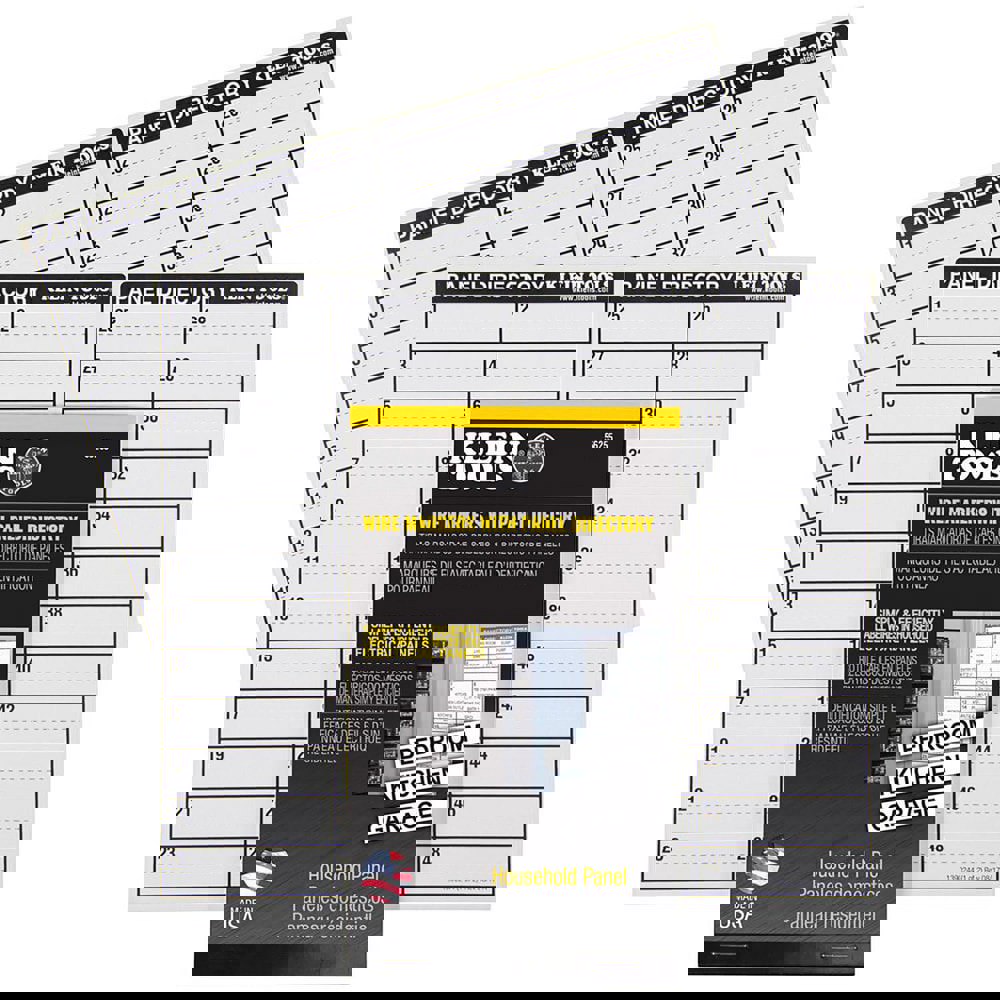 Wire Marker Books & Pens; Book Type: Electrical ; Included Characters: MAIN; Circuit ; Marker Attachment Style: Self-Adhesive ; Label Length: 0.2in ; Number Of Labels: 10