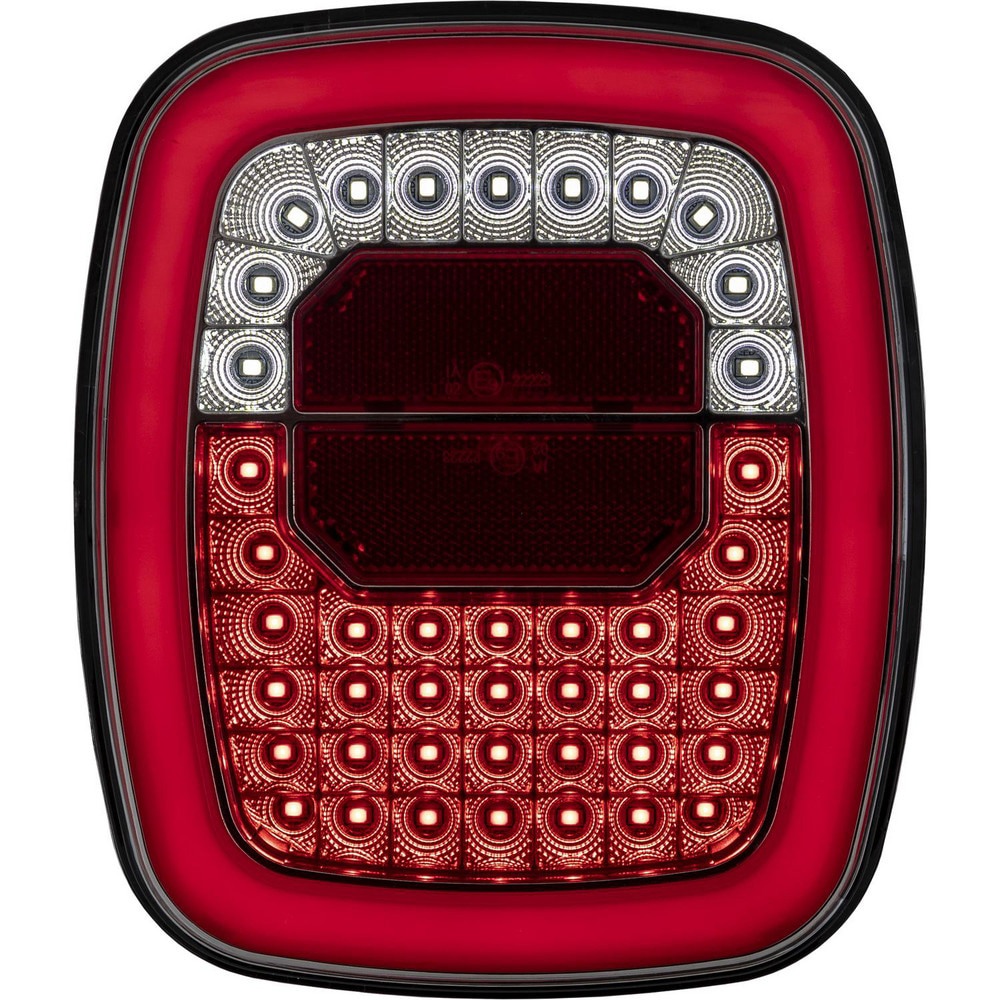 Trailer Lenses & Lamps; Type: Rear Light ; For Use With: Box Trucks, Service Body Trucks, Flatbed Trucks, Dump Bodies ; Length (Inch): 6-3/4 ; Width (Inch): 5-3/4 ; Diameter (Inch, Fraction): 2 ; Color: Red; Clear