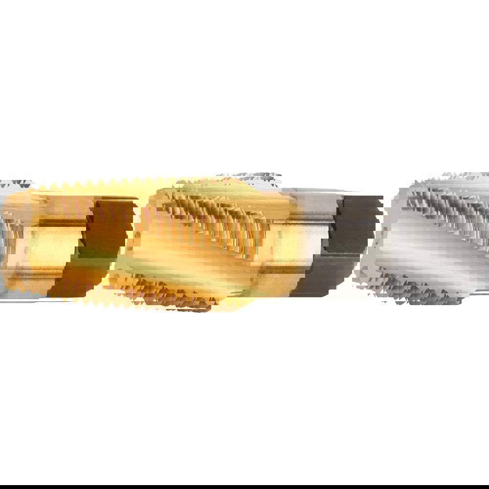 Spiral Flute Pipe Taps; Thread Size (Inch): 1/2-14 ; Overall Length (Decimal Inch): 3.1300 ; Chamfer: Semi-Bottoming ; Thread Standard: NPT ; Flute Direction: Right Hand ; Helix Angle: 15