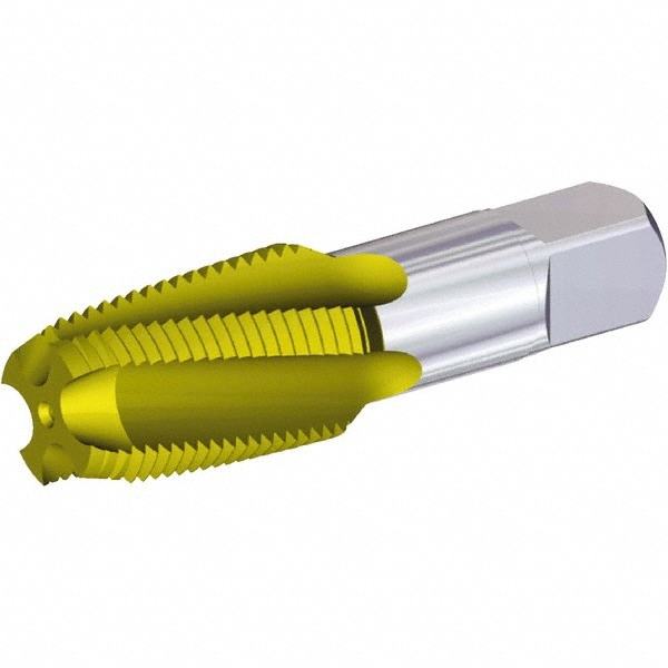 1/16-27 NPTF, 15&deg; Helix, 4 Flutes, 2-1/2 - 3-1/2 Chamfer, Oxide Finish, High Speed Steel, Spiral Flute Pipe Tap