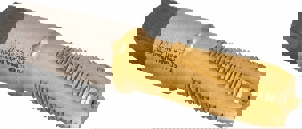 1/8-27 NPTF, 15&deg; Helix, 4 Flutes, 2-1/2 - 3-1/2 Chamfer, TiN Finish, High Speed Steel, Spiral Flute Pipe Tap