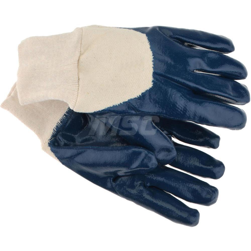 Work Gloves: PRO-SAFE Size Small, Nitrile-Coated Jersey, General Purpose
