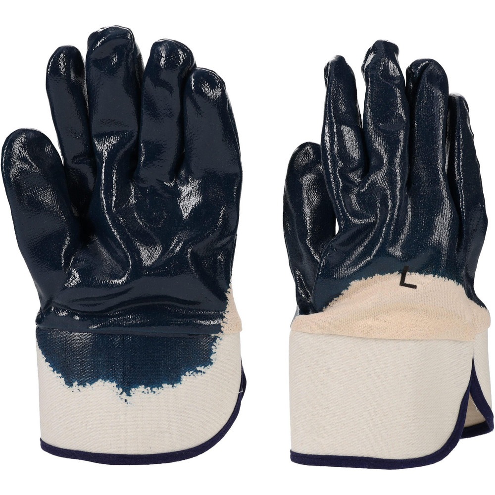 Work Gloves: PRO-SAFE Size Large, Nitrile-Coated Jersey, General Purpose