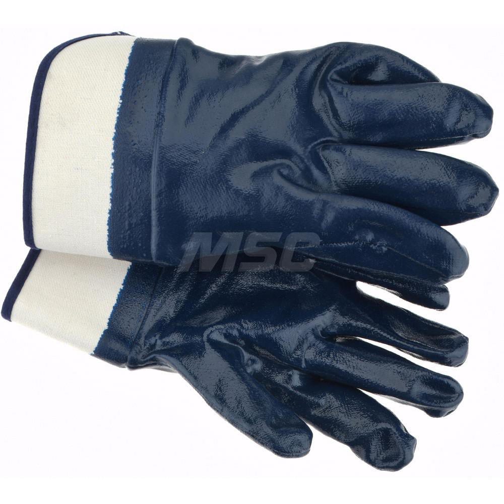 Work Gloves: PRO-SAFE Size X-Large, Nitrile-Coated Jersey, General Purpose